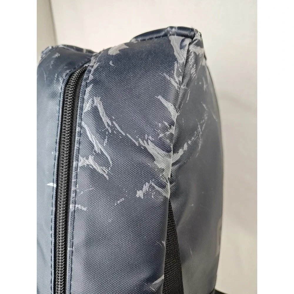 Atley James Blue Square Cooler Lunch‎ Bag Sack Insulated Zip Closure